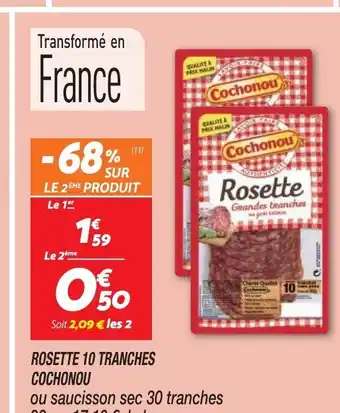 Netto Rosette 10 Tranches Cochonou offre