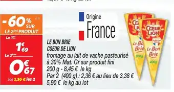 Netto Le Bon Brie Coeur de Lion offre