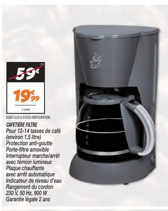 Netto Cafetière Filtre offre