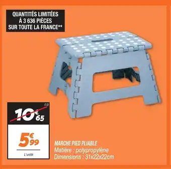 Netto Marche Pied Pliable offre