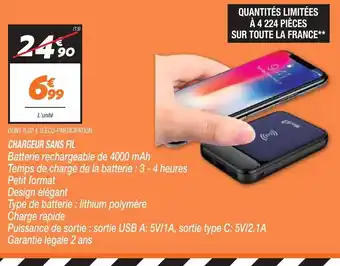 Netto Chargeur Sans Fil offre