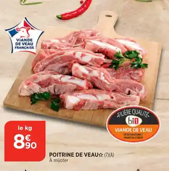Bi1 Poitrine de Veau offre