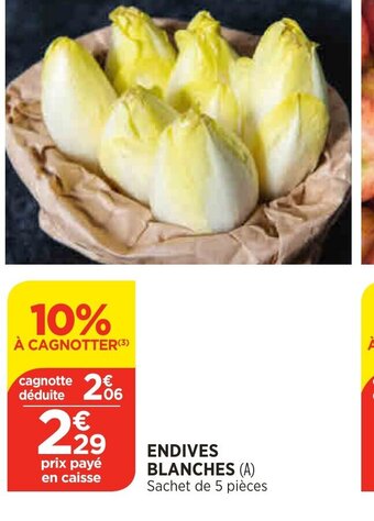 Bi1 Endives Blanches offre