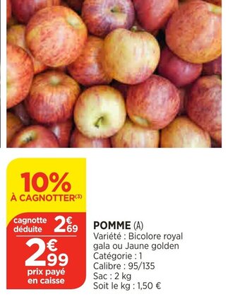 Bi1 Pomme offre