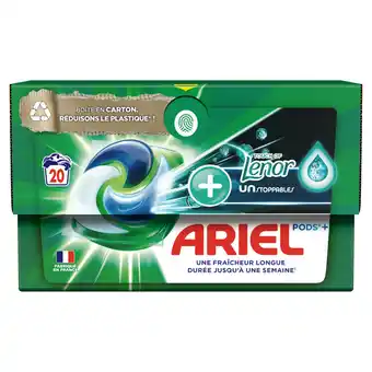 Auchan Supermarché Lessive capsule unstoppable aerien ariel pods+ offre