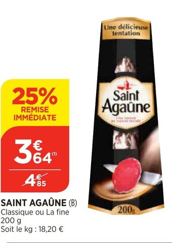 Bi1 Saint Agaune offre