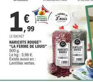 E.Leclerc Haricots rouge offre
