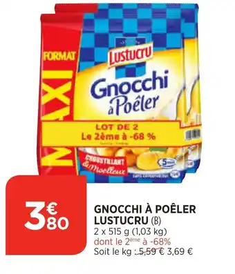 Bi1 Gnocchi à Poêler Lustucru offre