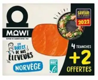 Auchan Saumon fumé de norvège mowi offre