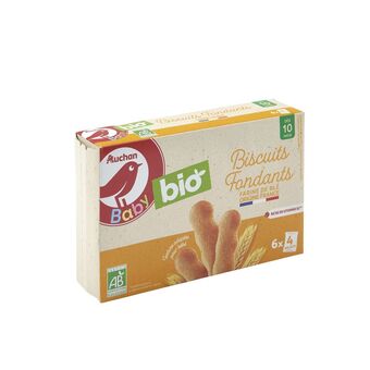 Auchan Biscuits fondants auchan baby bio offre