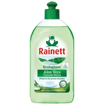 Auchan Liquide vaisselle aloe vera rainett offre