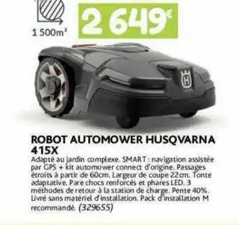 Robot automower husqvarna 415x