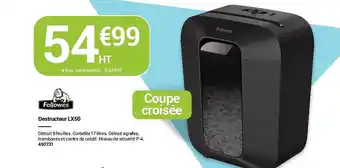 Destructeur lx50 fellowes