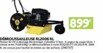Point Vert Débroussailleuse rl2006 rl offre