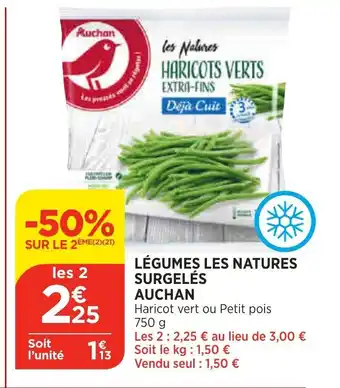Bi1 Legumes Les Natures Surgeles Auchn offre