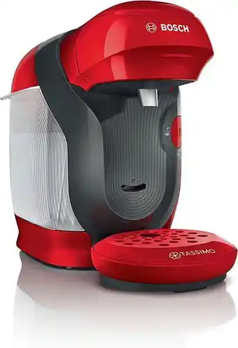 Amazon Bosch machine à café tassimo style, tas1103, plus de 40 boissons chaudes, onetouch, cafetière à dosette, format compact, i... offre