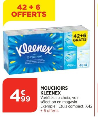 Bi1 Mouchoirs Kleenex offre