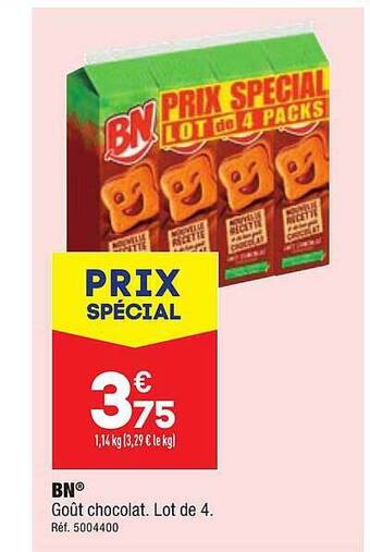 ALDI Bn goût chocolat offre