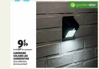 Auchan Luminaire solaire led gardenstar offre
