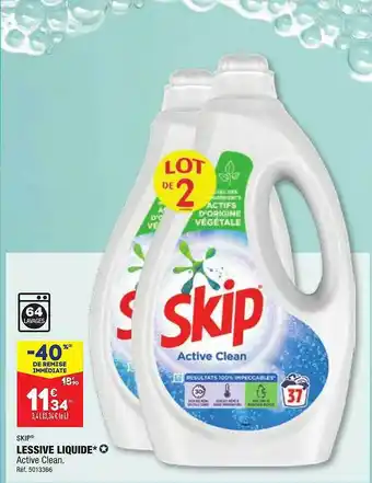 ALDI Lessive liquide skip offre