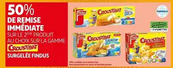 Auchan La gamme croustibat findus offre
