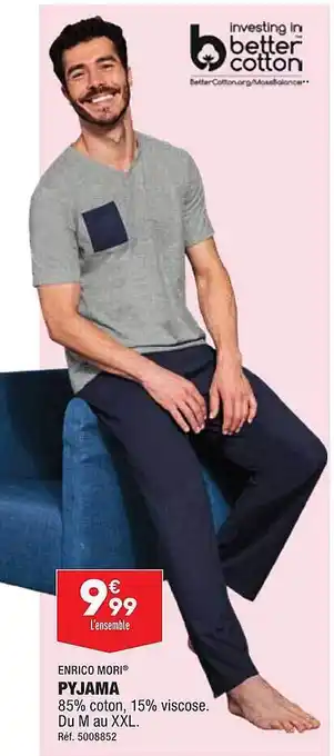 ALDI Pyjama enrico mori offre