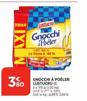 Bi1 Gnocchi à poêler lustucru offre
