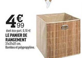 Centrakor Le panier de rangement offre