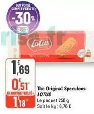 G20 The original speculoos lotus offre