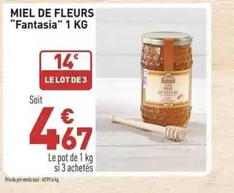 Grand Frais Miel de fleurs offre