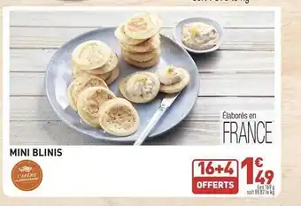 Grand Frais Mini blinis offre