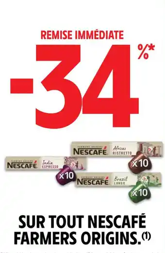 Intermarché Nescafé offre