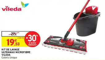 Intermarché Kit de lavage ultramax microfibre VILEDA offre
