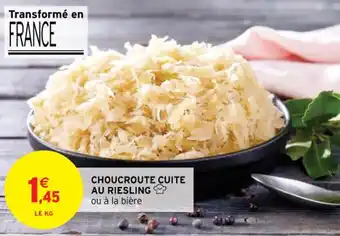 Choucroute cuite au riesling