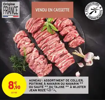 Intermarché Agneau : assortiment de collier offre