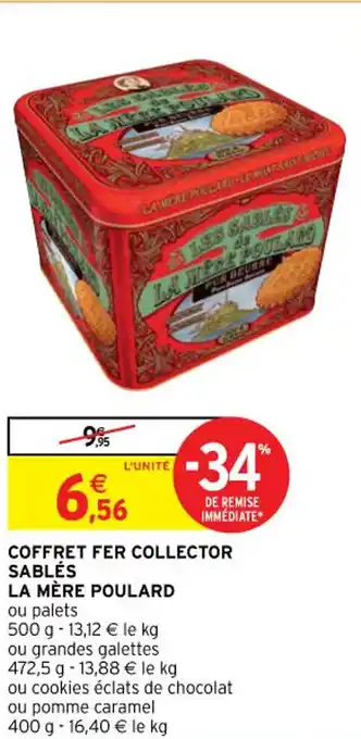 Intermarché Coffret fer collector sablés LA MÈRE POULARD offre