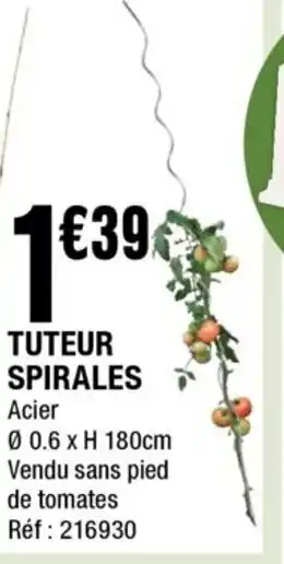 La Foir'Fouille Tuteur spirales offre