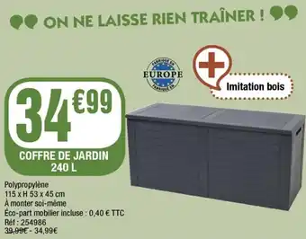 La Foir'Fouille Coffre de jardin 240 L offre