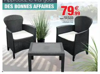 Salon de jardin