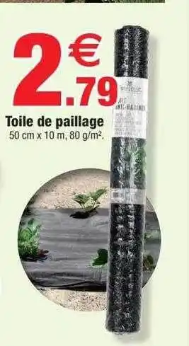 Toile de paillage