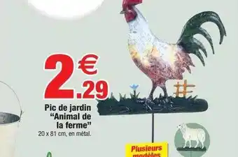 Bazarland Pic de jardin offre
