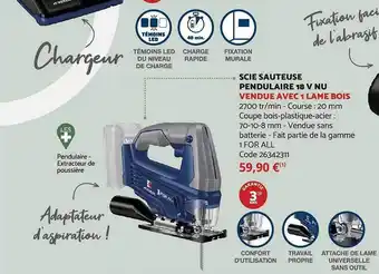 Bricomarché Scie sauteuse pendulaire 18v nu offre