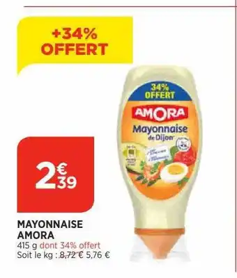 Bi1 Mayonnaise amora offre
