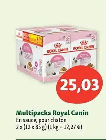 Maxi Zoo Multipacks royal canin offre