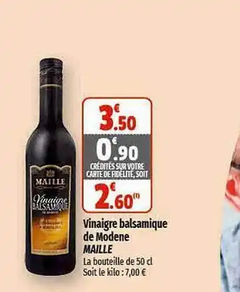 Coccinelle Express Vinaigre balsamique de modene maille offre