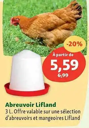 Maxi Zoo Abreuvoir lifland offre