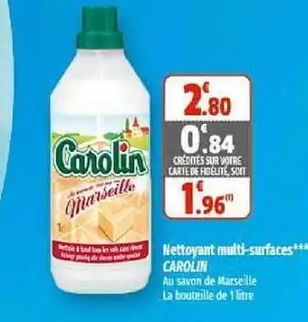 Nettoyant multi-surfaces carolin