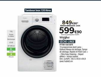Whirlpool sèche-linge