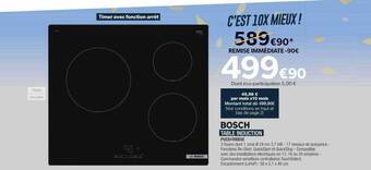 Proxi Confort Bosch table induction offre