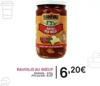 Raviolis au bĆuf danival